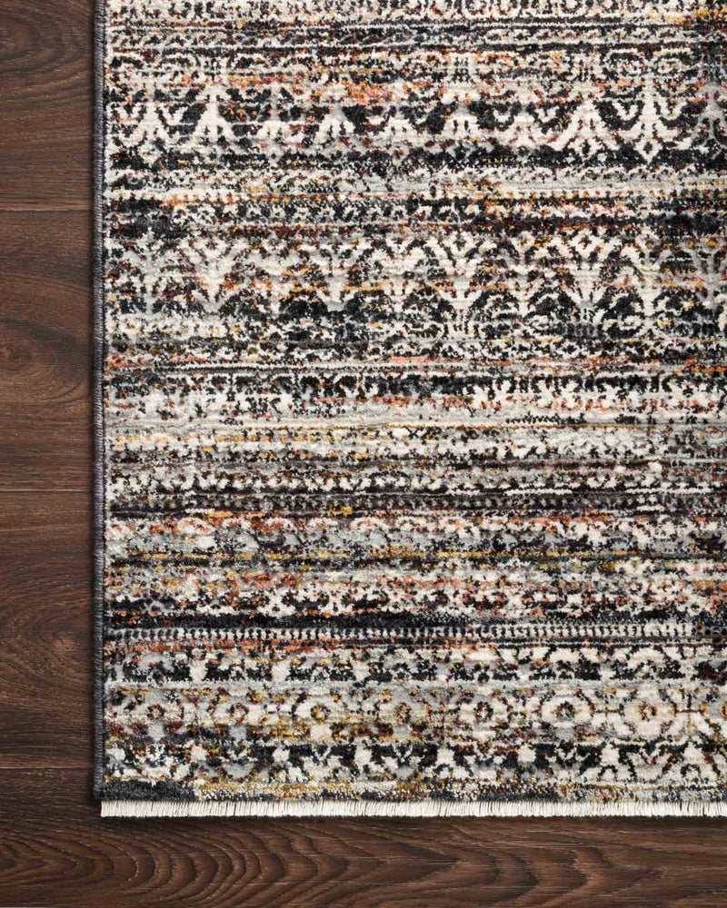 Loloi Theia Collection - Traditional Power Loomed Rug in Grey & Multi (THE-08)