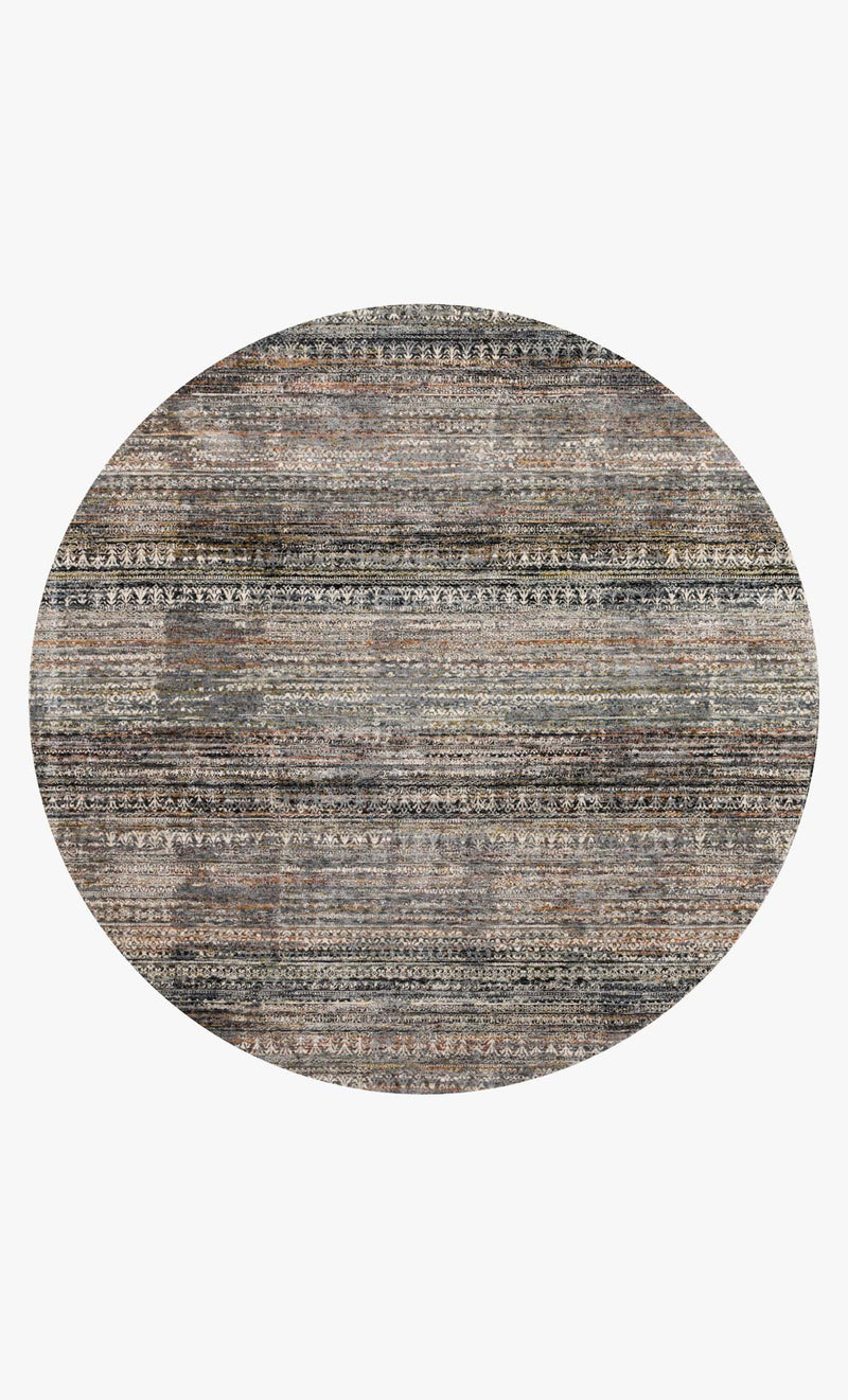 Loloi Theia Collection - Traditional Power Loomed Rug in Grey & Multi (THE-08)