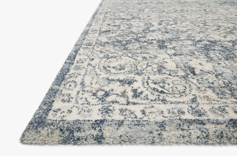 Loloi Theory Collection - Transitional Power Loomed Rug in Ivory & Blue (THY-02)