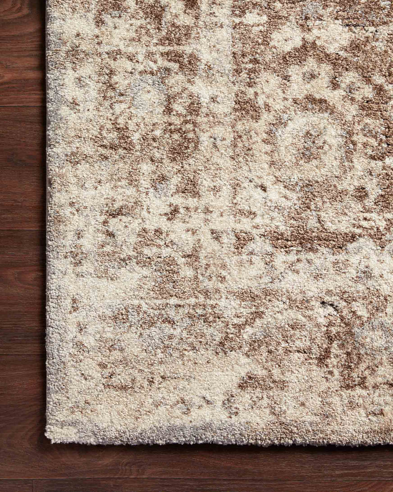 Loloi Theory Collection - Transitional Power Loomed Rug in Mocha & Natural (THY-06)