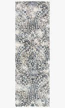 Loloi Torrance Collection - Transitional Power Loomed Rug in Ivory & Indigo (TC-02)