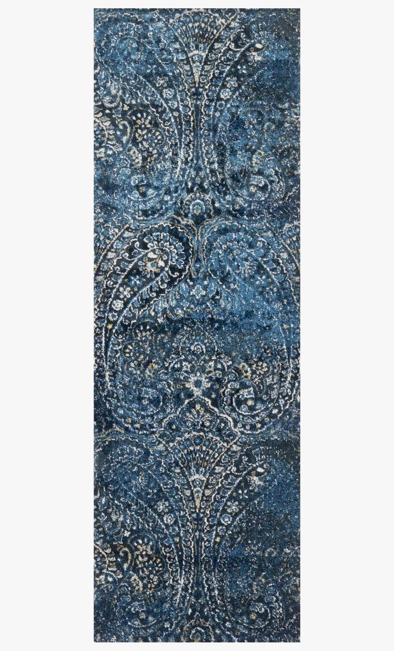 Loloi Torrance Collection - Transitional Power Loomed Rug in Navy & Indigo (TC-02)