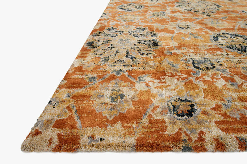 Loloi Torrance Collection - Transitional Power Loomed Rug in Rust (TC-14)