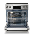 Thor Kitchen 2-Piece Appliance Package - 30-Inch Electric Range and Over-the-Range Microwave & Vent Hood in Stainless Steel