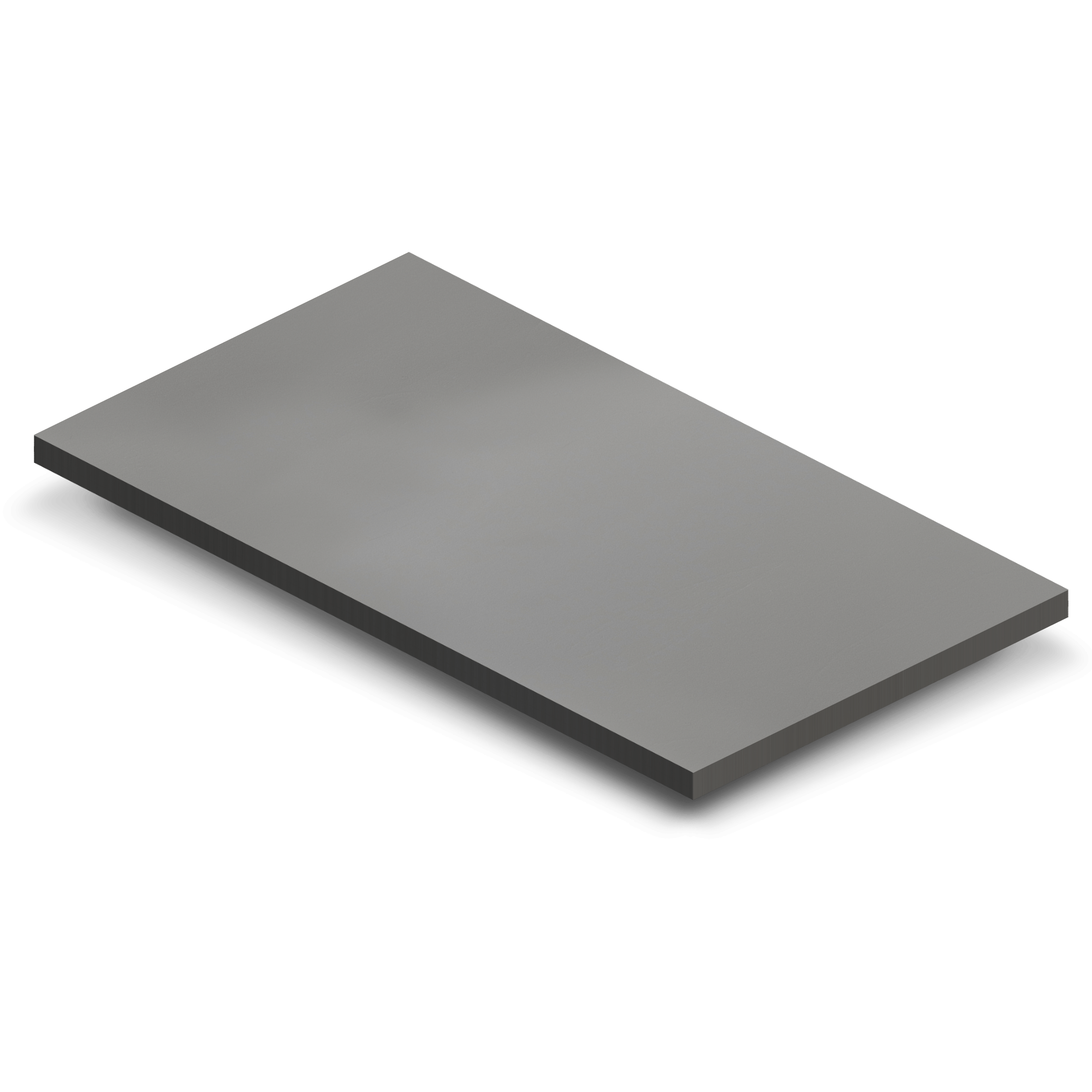6 x 4 gray wood sample board, rectangular plank with smooth finish
