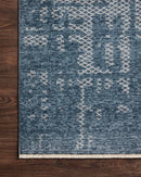 Loloi II Vance Collection - Traditional Power Loomed Rug in Denim & Dove (VAN-01)