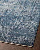 Loloi II Vance Collection - Traditional Power Loomed Rug in Denim & Dove (VAN-01)