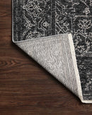 Loloi II Vance Collection - Traditional Power Loomed Rug in Charcoal & Dove (VAN-03)