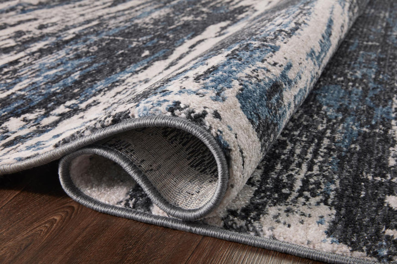 Loloi II Vance Collection - Traditional Power Loomed Rug in Charcoal & Dove (VAN-04)