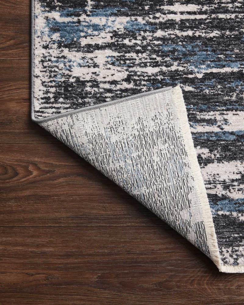 Loloi II Vance Collection - Traditional Power Loomed Rug in Charcoal & Dove (VAN-04)