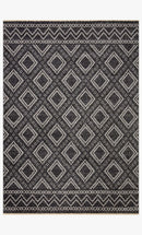 Loloi II Vance Collection - Traditional Power Loomed Rug in Charcoal & Dove (VAN-05)