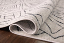 Loloi II Vance Collection - Traditional Power Loomed Rug in Dove & Charcoal (VAN-06)