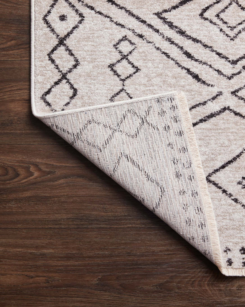 Loloi II Vance Collection - Traditional Power Loomed Rug in Dove & Charcoal (VAN-06)