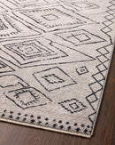 Loloi II Vance Collection - Traditional Power Loomed Rug in Dove & Charcoal (VAN-06)