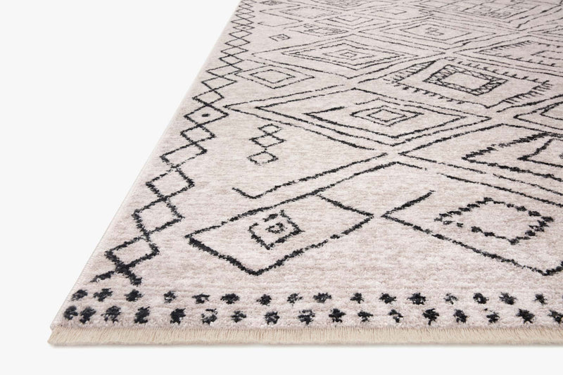 Loloi II Vance Collection - Traditional Power Loomed Rug in Dove & Charcoal (VAN-06)