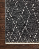 Loloi II Vance Collection - Traditional Power Loomed Rug in Charcoal & Dove (VAN-11)