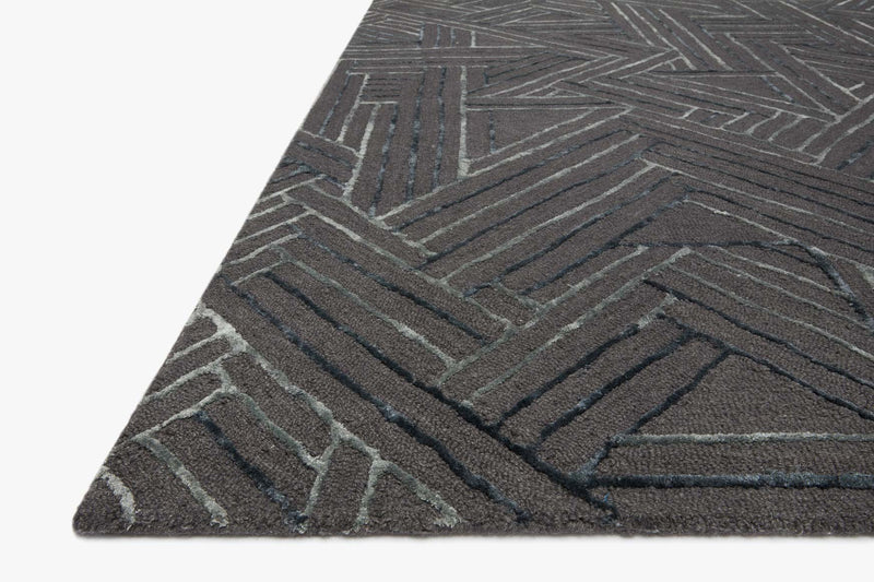 Loloi Verve Collection - Contemporary Hand Tufted Rug in Graphite & Ocean (VER-01)