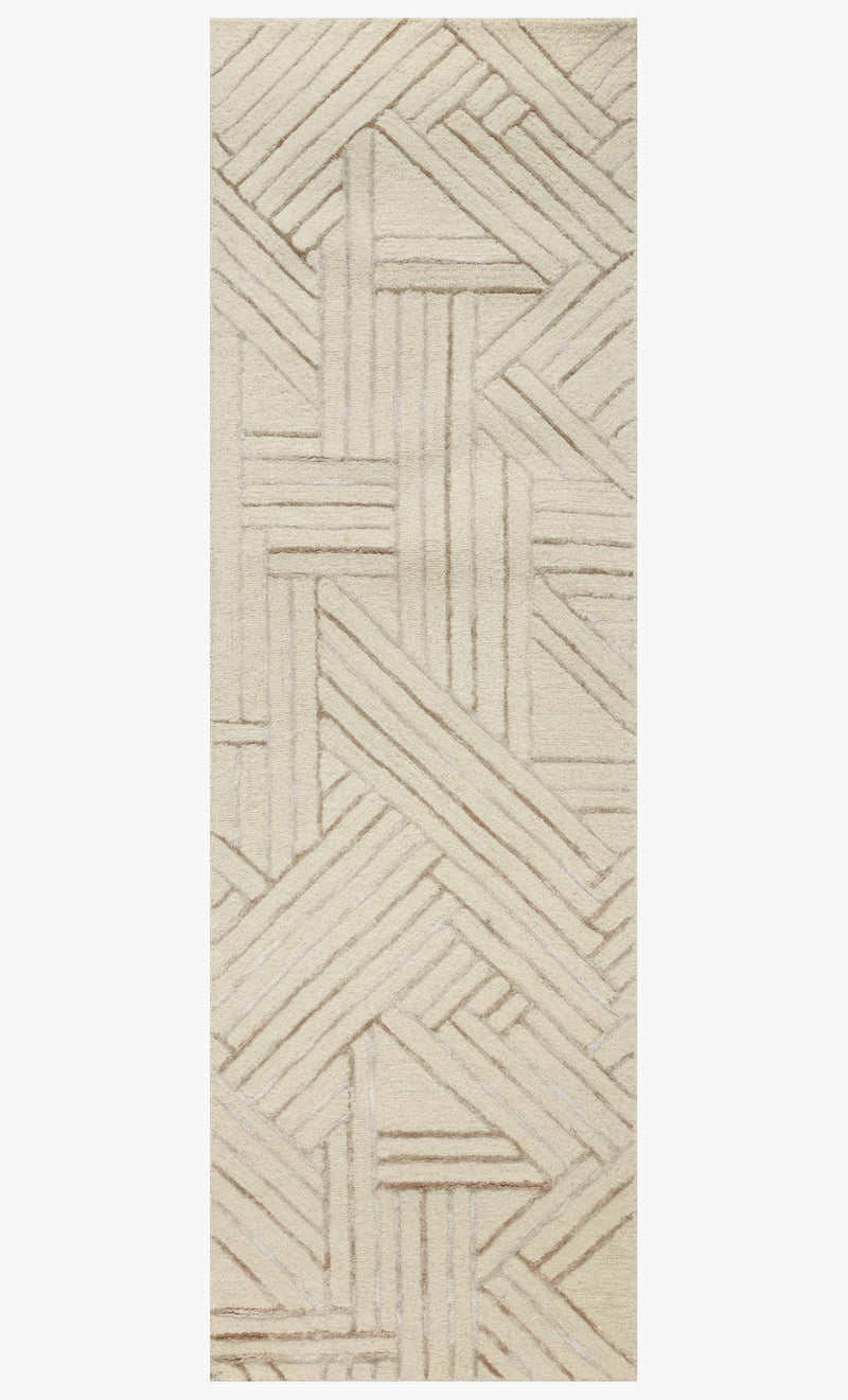 Loloi Verve Collection - Contemporary Hand Tufted Rug in Ivory & Oatmeal (VER-01)