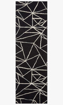 Loloi Verve Collection - Contemporary Hand Tufted Rug in Black & Ivory (VER-03)