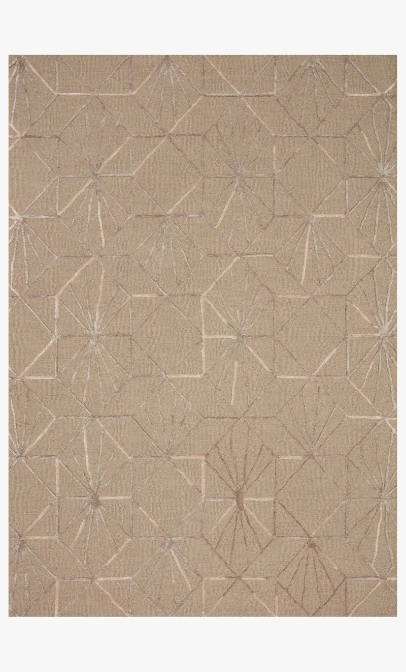 Loloi Verve Collection - Contemporary Hand Tufted Rug in Sand & Blush (VER-04)