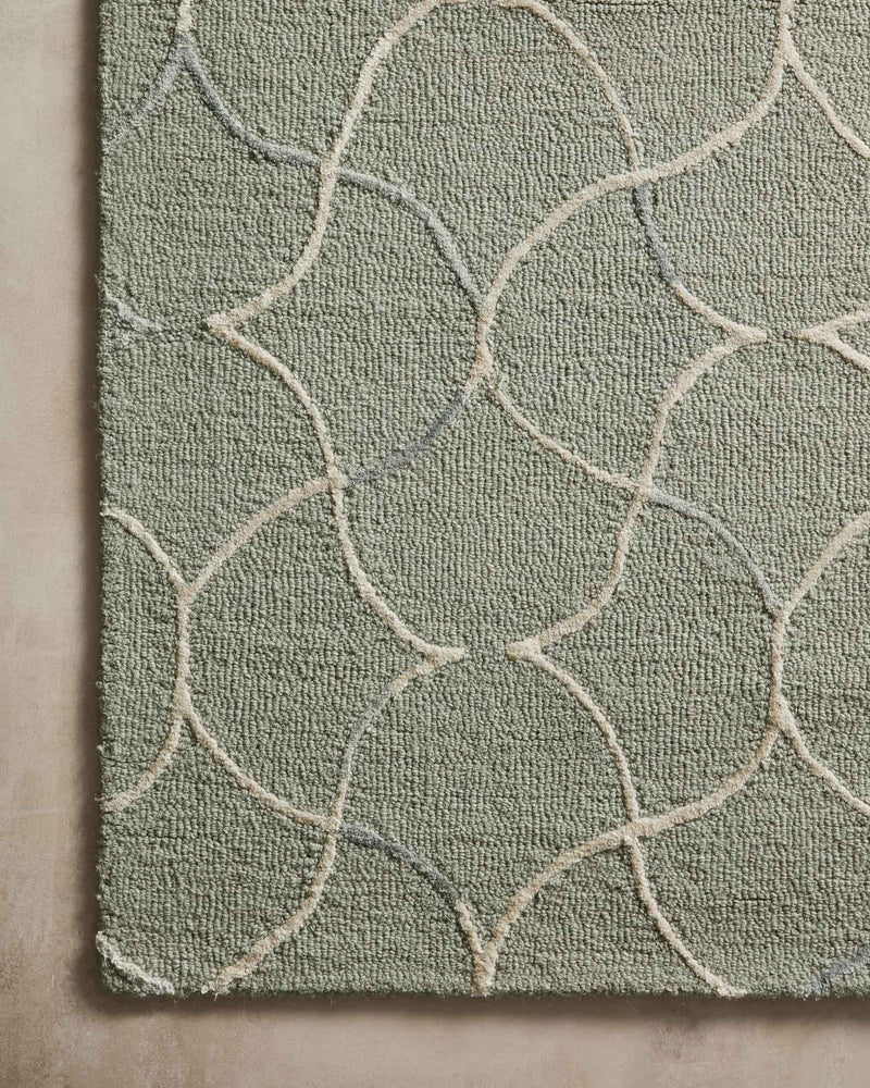 Loloi Verve Collection - Contemporary Hand Tufted Rug in Sage & Silver (VER-05)