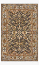 Loloi Victoria Collection - Traditional Hooked Rug in Dk Taupe & Grey (VK-06)