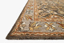 Loloi Victoria Collection - Traditional Hooked Rug in Dk Taupe & Grey (VK-06)