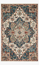 Loloi Victoria Collection - Traditional Hooked Rug in Blue & Red (VK-16)