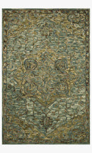 Loloi Victoria Collection - Traditional Hooked Rug in Dark Green & Tobacco (VK-20)