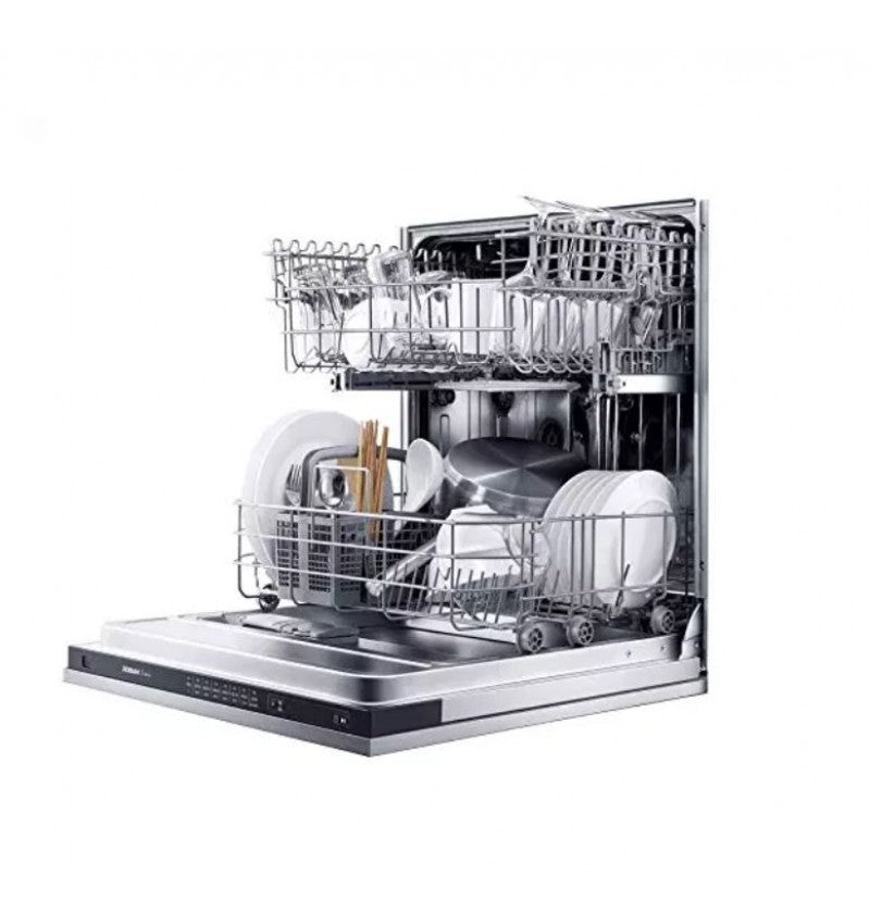 ROBAM 24-Inch Dishwasher with Adjustable Rack in Stainless Steel (W652S)