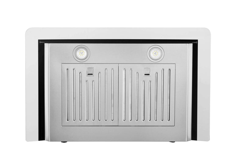Hauslane 30-Inch Wall Mount Touch Control Range Hood with Tempered Glass in Stainless Steel (WM-639SS-30)