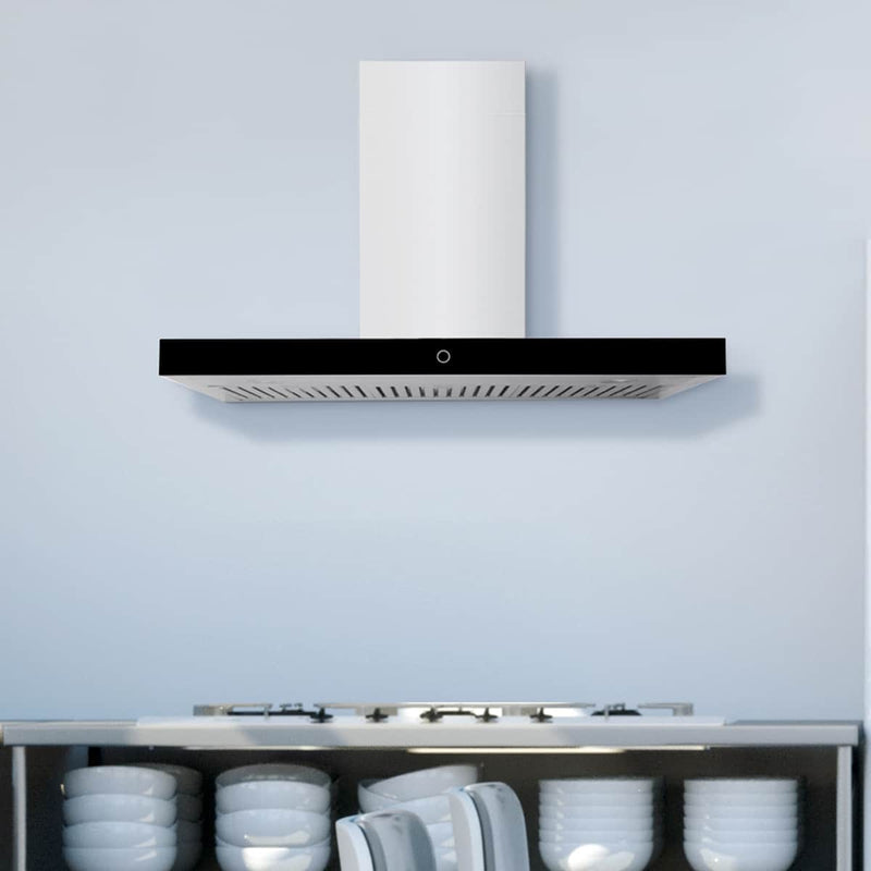 Hauslane 36-Inch Wall Mount Touch Control T-Shaped Range Hood with Stainless Steel Filters in Stainless Steel (WM-739SS-36)