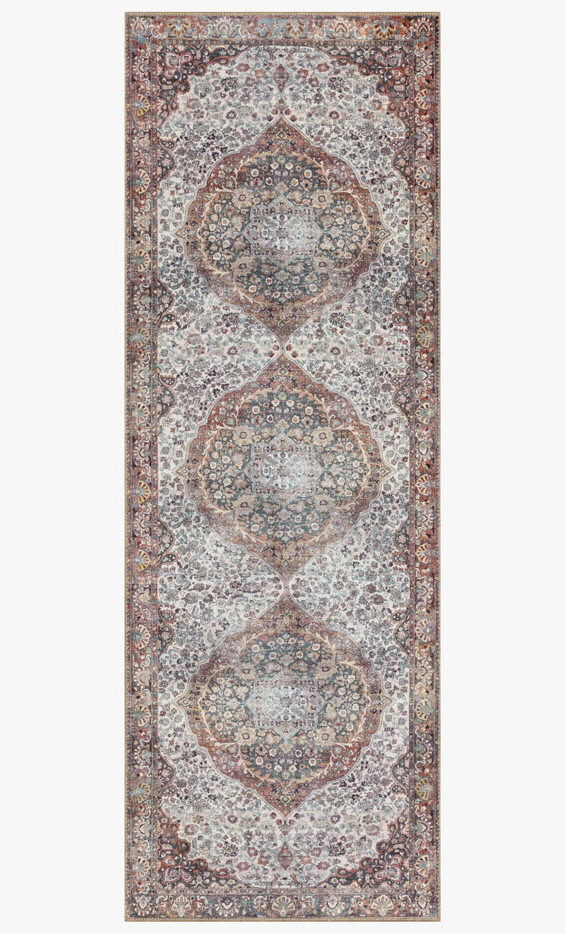 Loloi II Wynter Collection - Traditional Power Loomed Rug in Red (WYN-01)