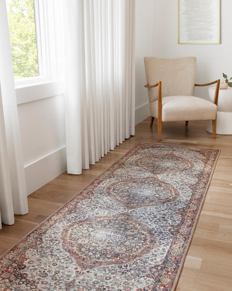 Loloi II Wynter Collection - Traditional Power Loomed Rug in Red (WYN-01)