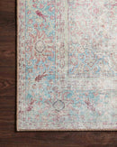 Loloi II Wynter Collection - Traditional Power Loomed Rug in Red & Teal (WYN-04)