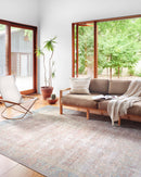 Loloi II Wynter Collection - Traditional Power Loomed Rug in Red & Teal (WYN-04)