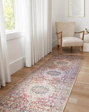 Loloi II Wynter Collection - Traditional Power Loomed Rug in Tomato & Teal (WYN-05)