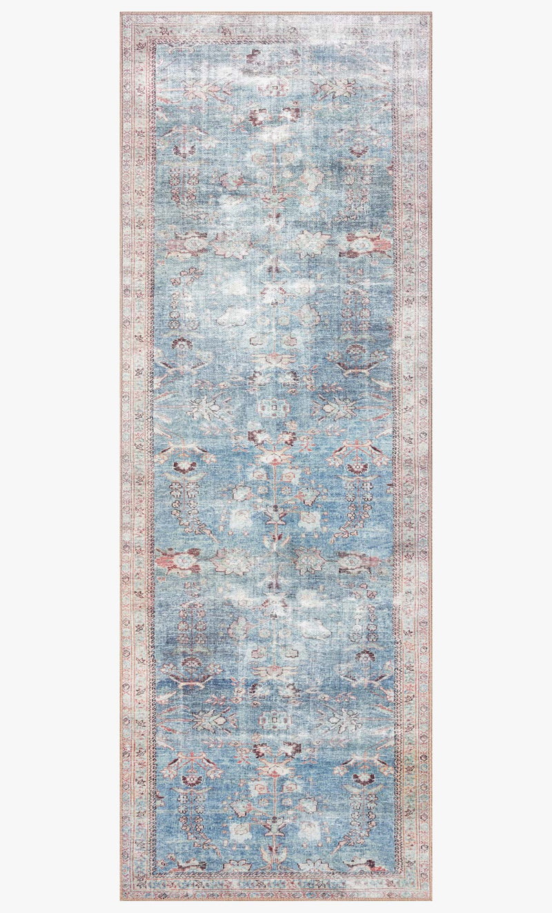 Loloi II Wynter Collection - Traditional Power Loomed Rug in Teal (WYN-06)