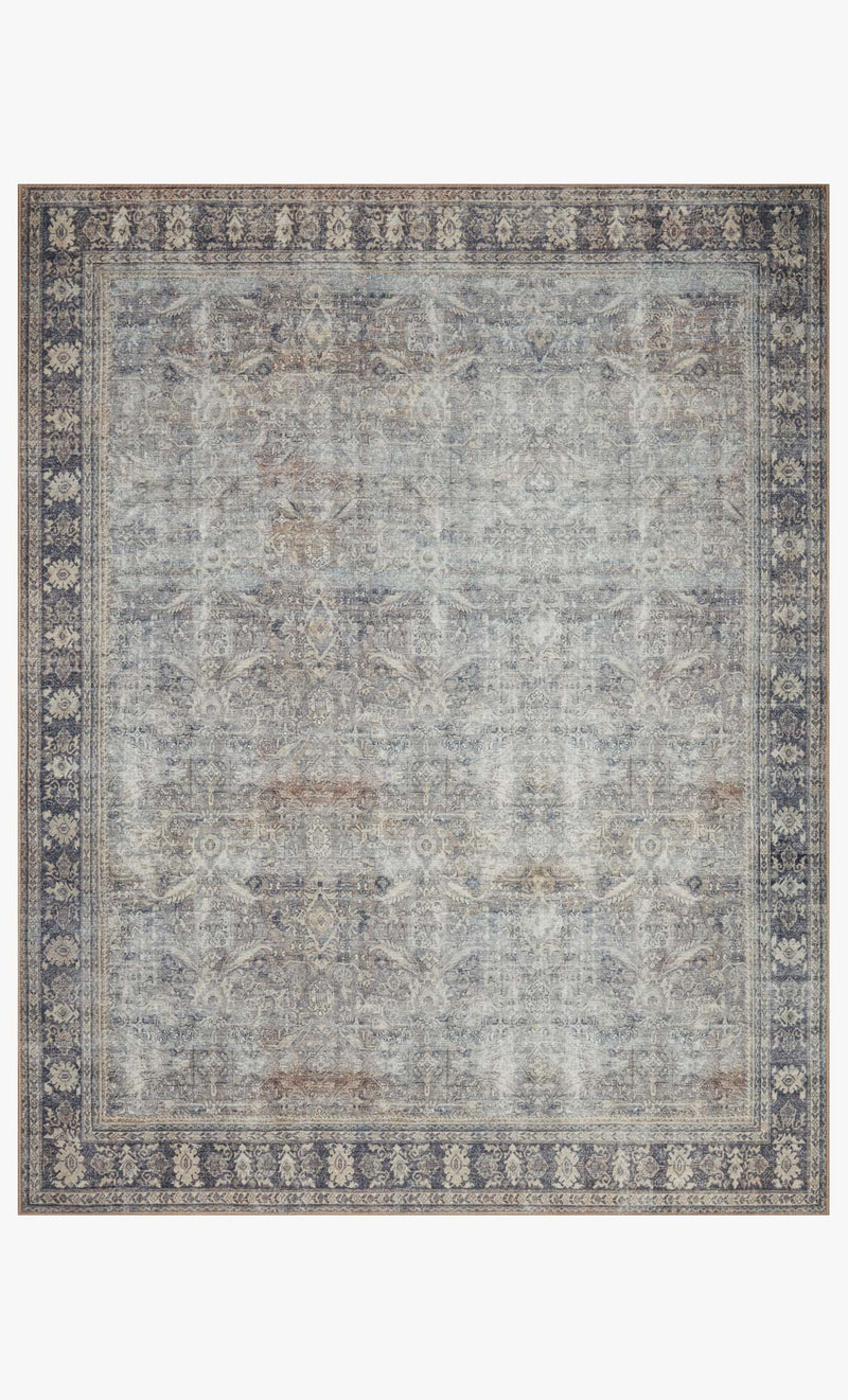 Loloi II Wynter Collection - Traditional Power Loomed Rug in Grey & Charcoal (WYN-07)