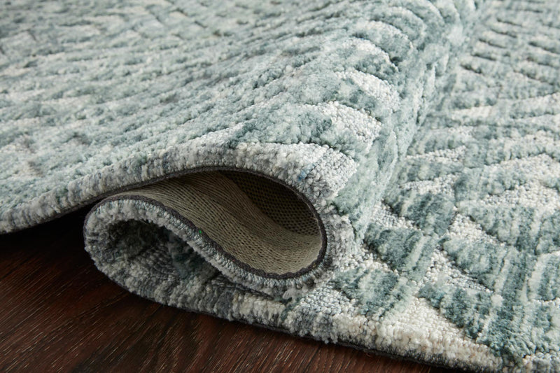 Justina Blakeney x Loloi Yeshaia Collection - Transitional Power Loomed Rug in Lagoon & Mist (YES-07)