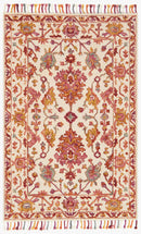 Loloi Zharah Collection - Transitional Hooked Rug in Berry (ZR-06)