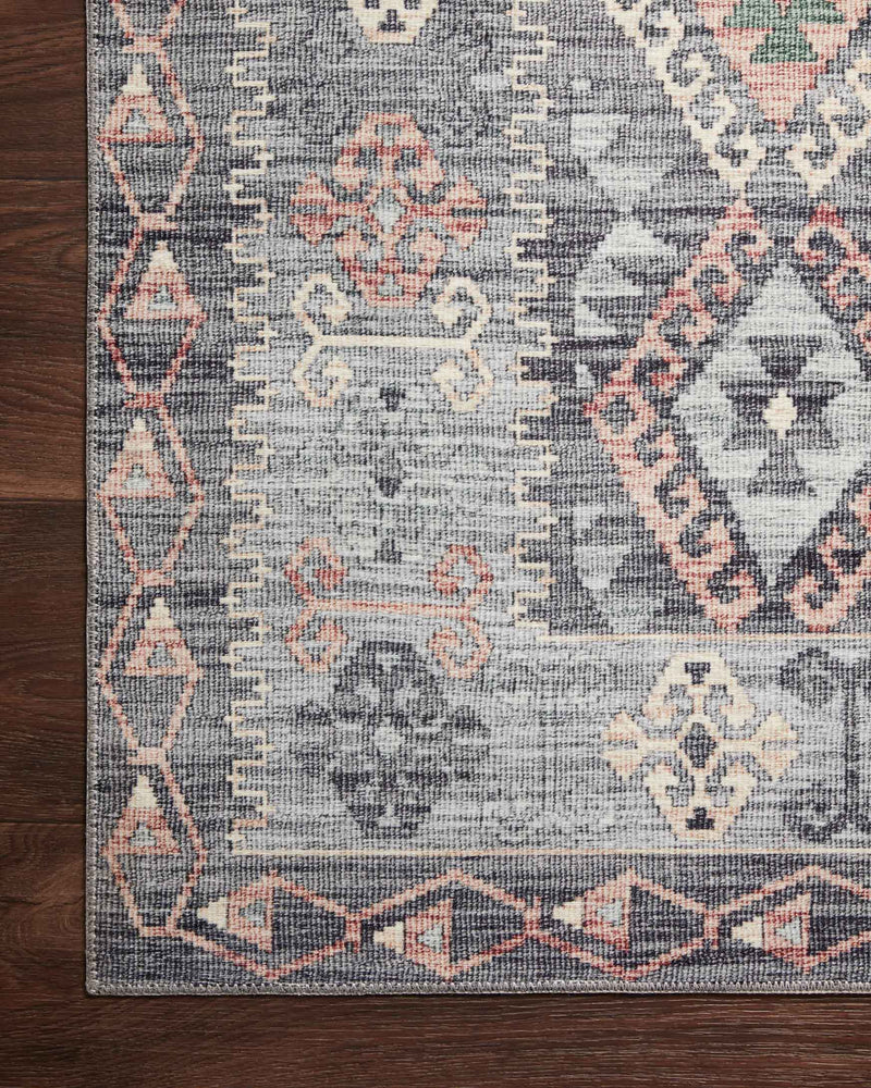 Loloi II Zion Collection - Traditional Power Loomed Rug in Grey (ZIO-01)