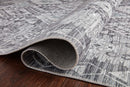 Loloi II Zion Collection - Traditional Power Loomed Rug in Charcoal & Slate (ZIO-03)