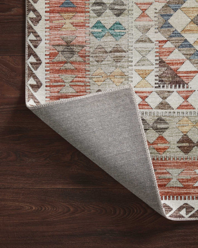 Loloi II Zion Collection - Traditional Power Loomed Rug in Ivory & Multi (ZIO-04)