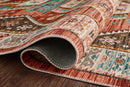 Loloi II Zion Collection - Traditional Power Loomed Rug in Red (ZIO-05)