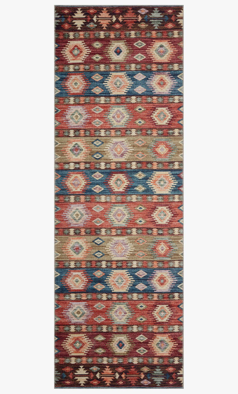 Loloi II Zion Collection - Traditional Power Loomed Rug in Fiesta & Multi (ZIO-06)