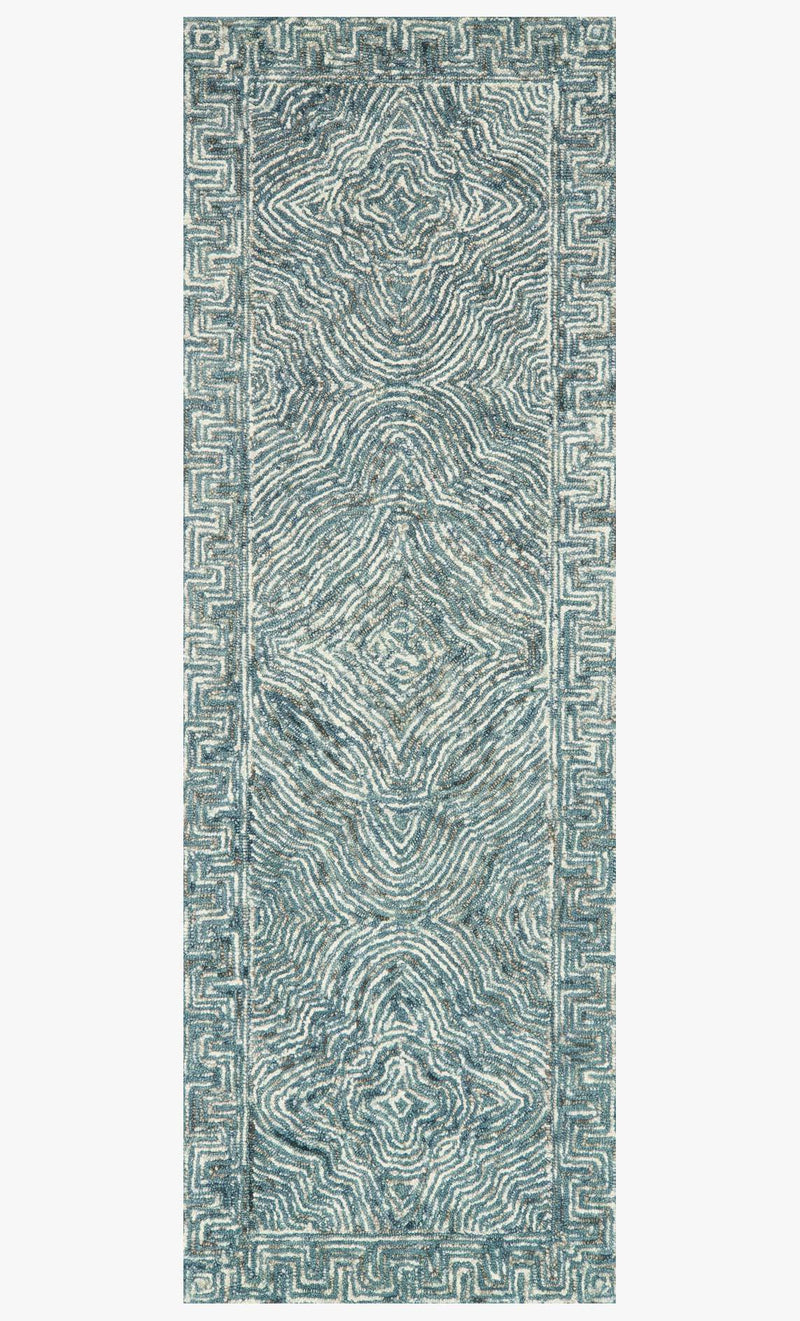 Loloi II Ziva Collection - Contemporary Hand Tufted Rug in Denim (ZV-04)