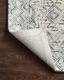 Loloi II Ziva Collection - Contemporary Hand Tufted Rug in Bluestone (ZV-03)