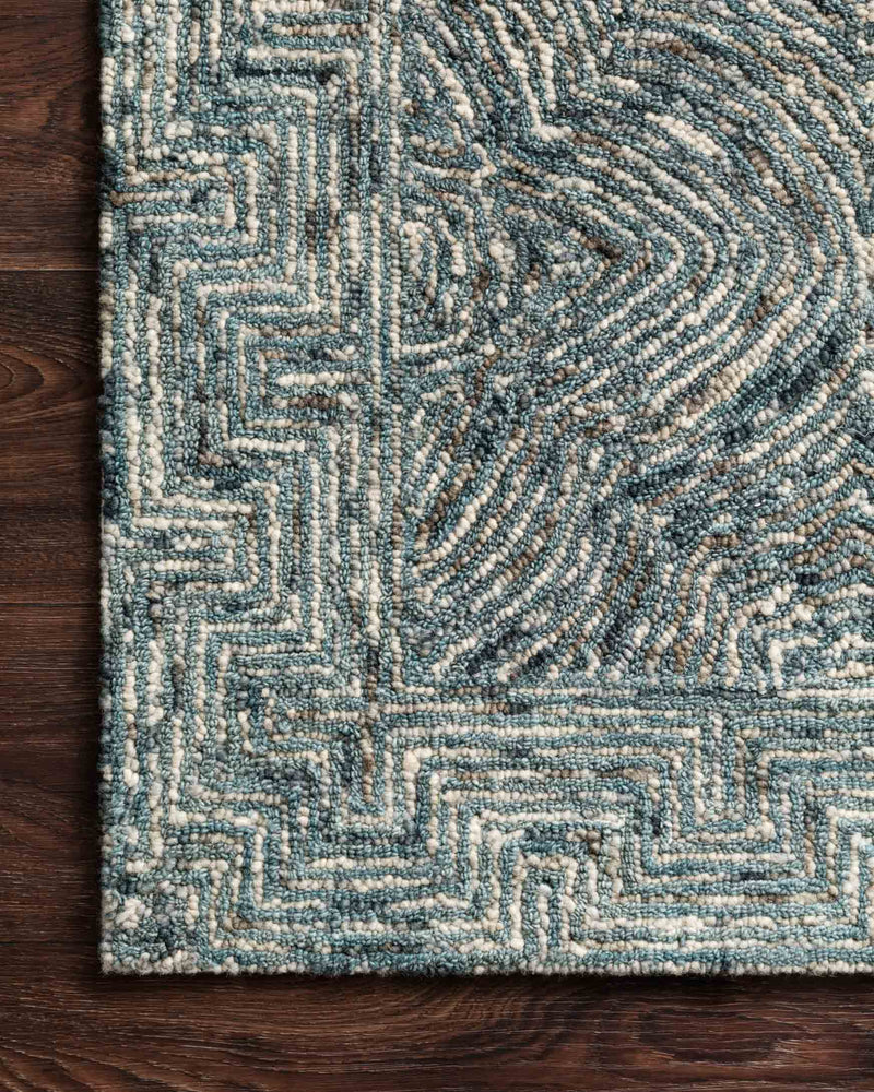 Loloi II Ziva Collection - Contemporary Hand Tufted Rug in Denim (ZV-04)