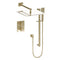 ZLINE Crystal Bay Thermostatic Shower System in Champagne Bronze (CBY-SHS-T2-CB)